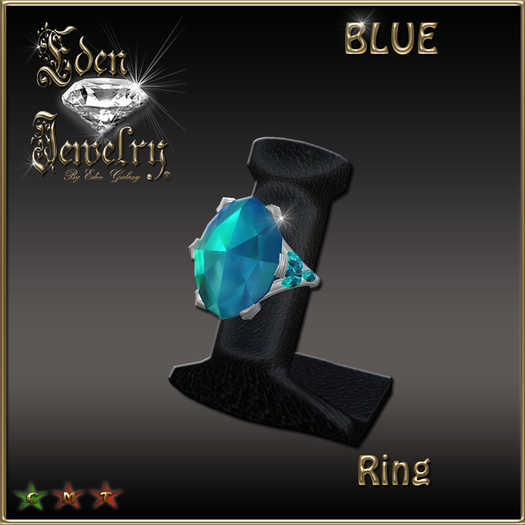 Second Life Marketplace Ring Blue